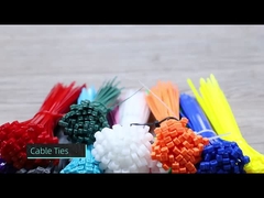 Serre-câble en nylon adapté aux besoins du client d'individu de fil de freinage de Velcro de câble de lien en plastique de Fatener