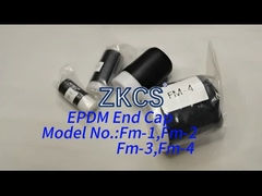 Résistance à l'ozone et aux UV Rétrécissement à froid EPDM Cap de fin Pour les câbles et les tuyaux
