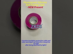 Tape électrique en caoutchouc de silicone résistant à la chaleur rouge pour la protection de l'isolation des câbles