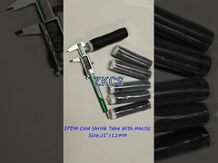 Résistant aux intempéries EPDM tube rétractable à froid pour l'étanchéité et la protection des câbles dans l'industrie des télécommunications