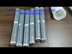 Joints de rétrécissement à froid noirs de qualité professionnelle pour câbles polymères à tension moyenne à un et trois cœurs