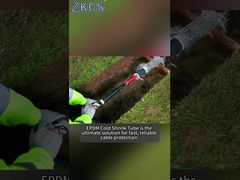 Grand tube froid 14-33mm de rétrécissement du câble OD EPDM pour le rapport élevé de rétrécissement du câble OD