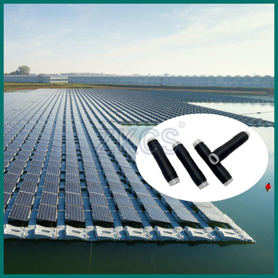 Tubes rétractables à froid EPDM noir pour câbles d'étanchéité dans les systèmes solaires photovoltaïques flottants