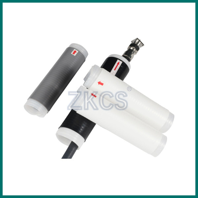 2.0 mm Tuyau de rétrécissement à froid noir avec mastic
