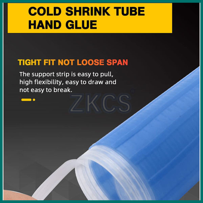 Tube froid isolé de rétrécissement de silicone pour des poignées 0.63in 16mm au diamètre de 1.3in 33mm