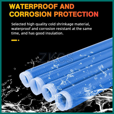 Tube froid isolé de rétrécissement de silicone pour des poignées 0.63in 16mm au diamètre de 1.3in 33mm