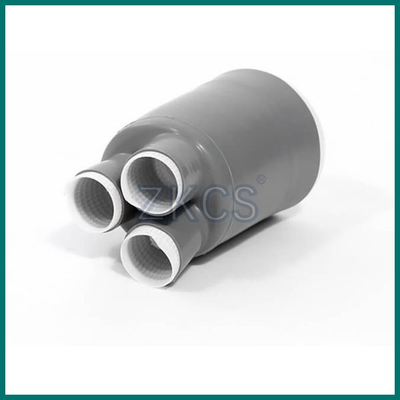 Matériel léger en caoutchouc de silicone de bottes de Grey Cold Shrink Cable Breakout