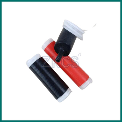 Gainer rétrécissable froid flexible noir et rouge pour l'isolation et la protection de câble