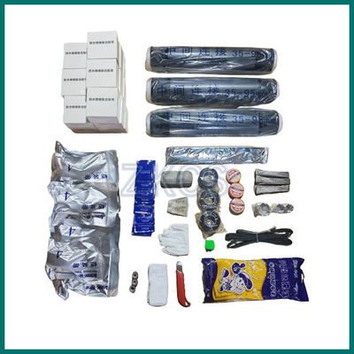 Série de kits de joints à rétrécissement à froid isolés en caoutchouc de silicone à trois noyaux pour câbles d'alimentation de 8,7 ∼ 35 kV