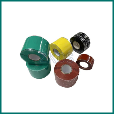 Résistance au vieillissement supérieure rouge Ruban de silicone auto-fusible pour la protection de l'isolation des câbles électriques