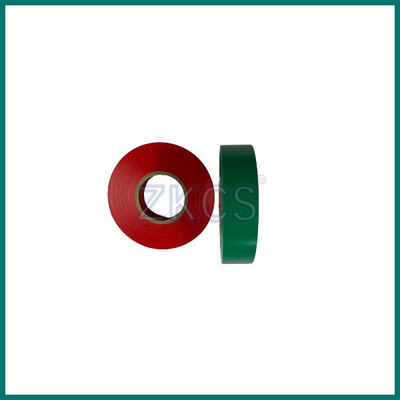 Ruban adhésif en PVC jaune/rouge/vert pour le codage des couleurs,dégénérateur de flamme de l'isolation des fils