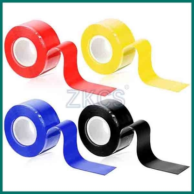 Tape de silicone à auto-fusion réparation de plomberie haute pression à double face imperméable à l'eau à haute tension