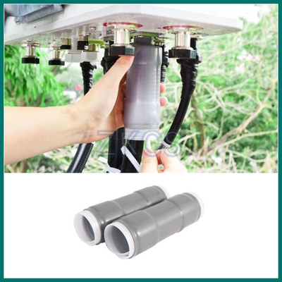 Tuyaux à refroidissement en silicone gris avec mastic pour la protection contre les intempéries
