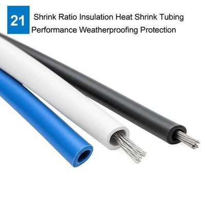 2 1 Ratio de rétrécissement Isolation thermique Récupération des tubes Performance de l'étanchéité aux intempéries
