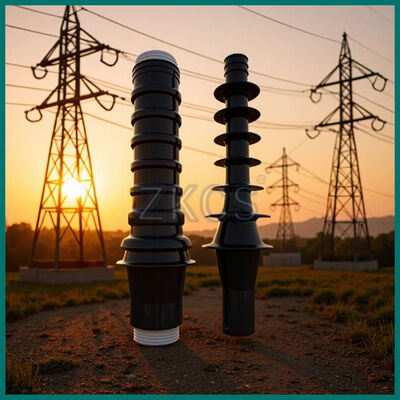 Termination du câble de rétrécissement à froid avec protection UV et résistance à haute tension